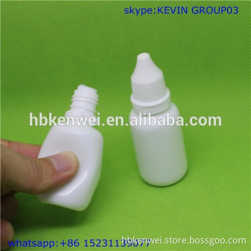 wholesale 15ml tamper evident sealing soft squeeze plastic white opaque e-liquid bottle